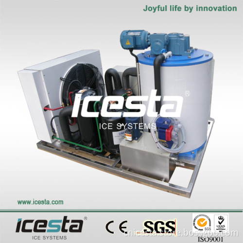 Small Air Cooled Ice Flake Machine 2000kg Per Day
